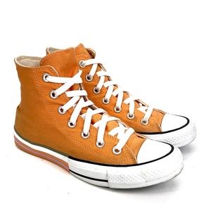 Chuck Taylor All Star Sunblocked High Top Shoe, Orange/Violet, Size W 7.5 M 5.5